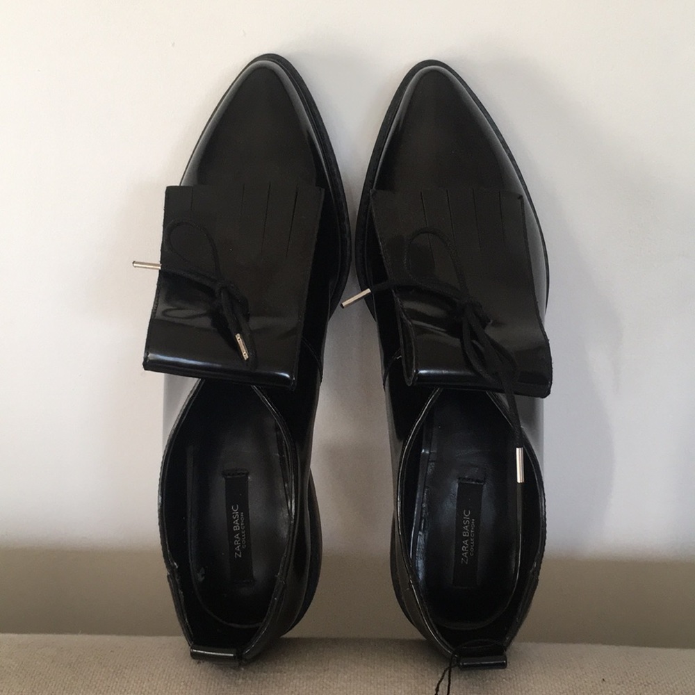 Zara black shoes- oxford